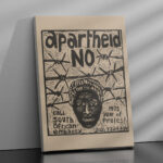 Affiche Apartheid No 1975 – Poster militant contre l’apartheid – Image 2