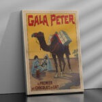 Affiche Vintage Gala Peter 1906 – Chocolat au lait – Image 2