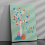 Affiche décorative chambre bébé – I believe, I can – Image 2