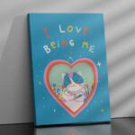 Affiche décorative chambre bébé - I Love Being Me – Image 2