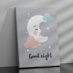 Affiche décorative chambre bébé - Good Night – Image 2