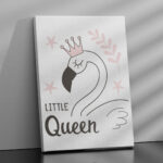 Affiche décorative chambre bébé - Little Queen – Image 2