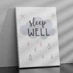 Affiche décorative chambre bébé - Sleep Well – Image 2