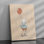 Affiche décorative chambre bébé - Hello – Image 2