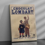 Affiche vintage Chocolat Lombart – Tiens voilà le meilleur (1890) – Image 2