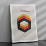 Affiche Typographique Bauhaus 1923 – Hexagons – Image 2