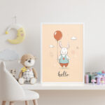 Affiche décorative chambre bébé - Hello – Image 3