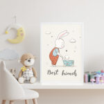 Affiche décorative chambre bébé – Best Friends – Image 3