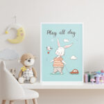 Affiche décorative chambre bébé – Play All Day – Image 3