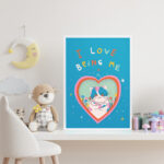 Affiche décorative chambre bébé - I Love Being Me – Image 3