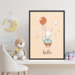 Affiche décorative chambre bébé - Hello – Image 4