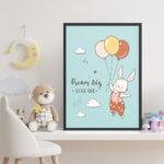 Affiche décorative chambre bébé – “Dream Big, Little One” – Image 4