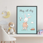 Affiche décorative chambre bébé – Play All Day – Image 4