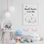 Affiche décorative chambre bébé - Sweet Dream Little One – Image 5