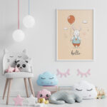Affiche décorative chambre bébé - Hello – Image 5