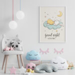 Affiche décorative chambre bébé - Good Night, Little One – Image 5