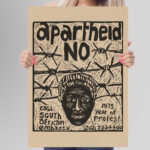Affiche Apartheid No 1975 – Poster militant contre l’apartheid – Image 3