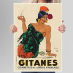 Affiche Vintage Gitanes – Cigarettes de la Régie Française – Image 3