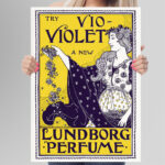 Affiche Vintage Try Vio-Violet – A New Lundborg Perfume – Image 3