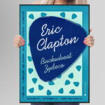 Affiche Eric Clapton - Arco Arena Sacramento 1988 – Image 3