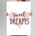 Affiche décorative chambre bébé - Sweet Dreams – Image 6