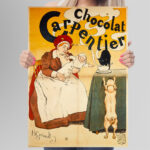 Affiche vintage Chocolat Carpentier – Henri Gerbault (1897) – Image 3