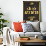 Affiche Dire Straits Arco Arena – Concert du 30 janvier 1992 – Image 4