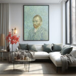 Affiche Autoportrait of Vincent van Gogh – 1889 – Image 2