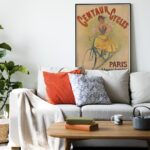 Affiche vintage Centaur Cycles – Paris (1898) – Image 4