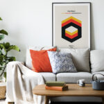 Affiche Typographique Bauhaus 1923 – Hexagons – Image 4