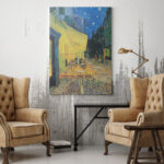 Affiche Terrasse du Café le Soir – Van Gogh (1888) – Image 3