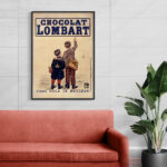 Affiche vintage Chocolat Lombart – Tiens voilà le meilleur (1890) – Image 5