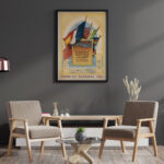 Affiche Vintage Crédit Foncier d’Algérie et de Tunisie 1920 – Image 7