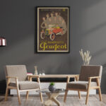 Affiche Vintage Quadrilette Peugeot 1925 – Image 7