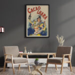 Affiche vintage Cacao Lhara – F. Mugnier (1889) – Image 7