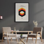 Affiche Typographique Bauhaus 1923 – Hexagons – Image 7