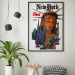 Affiche Vintage TWA– New York Fly TWA – Statue de la Liberté – Image 8