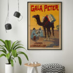 Affiche Vintage Gala Peter 1906 – Chocolat au lait – Image 8