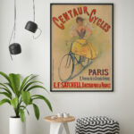 Affiche vintage Centaur Cycles – Paris (1898) – Image 8