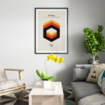 Affiche Typographique Bauhaus 1923 – Hexagons – Image 9