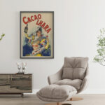 Affiche vintage Cacao Lhara – F. Mugnier (1889) – Image 10