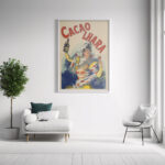 Affiche vintage Cacao Lhara – F. Mugnier (1889) – Image 11