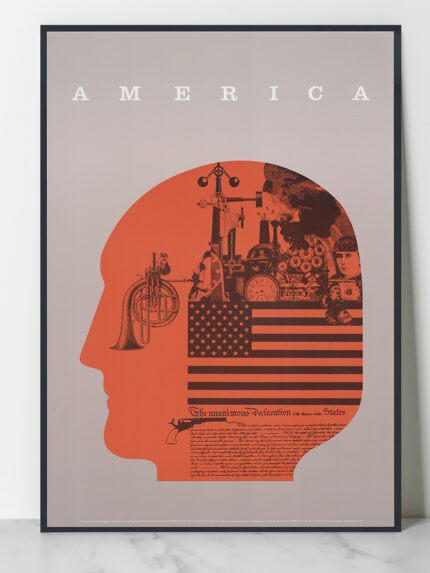 Vintage - USA - The unanimous declaration of the thirtheen united states