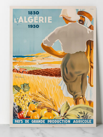 Vintage - Algérie - Algérie Pays de Grande production Agricole-Dormoy Henri 1830 1930