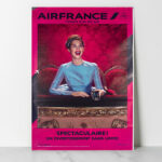 Air France is in the air Affiche Algérie