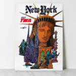 Vintage - Aviation - New York Fly TWA