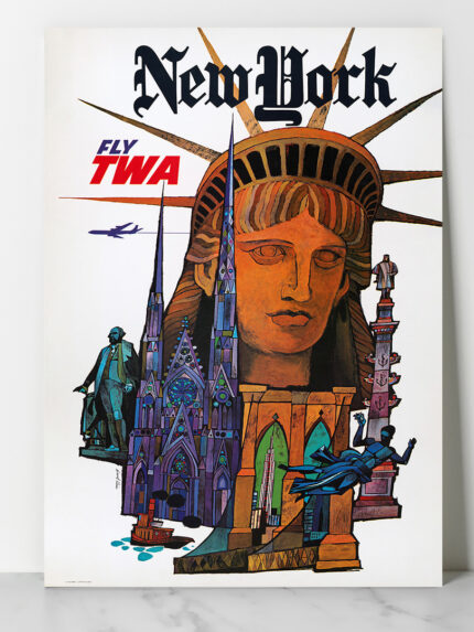 Vintage - Aviation - New York Fly TWA