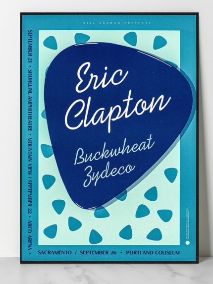 Affiche Eric Clapton Algérie Dzeco