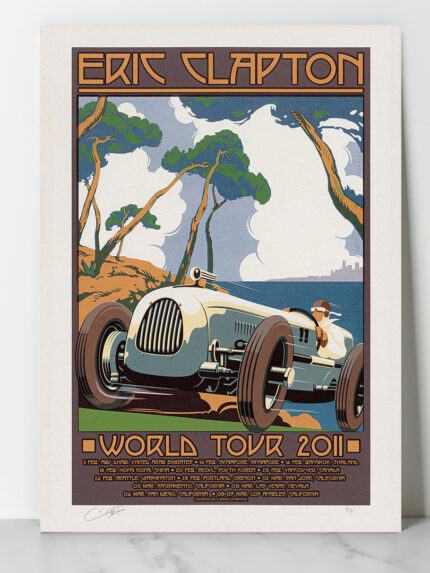 Affiche Eric clapton Algérie Dzeco