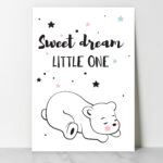 Affiche décorative chambre bébé